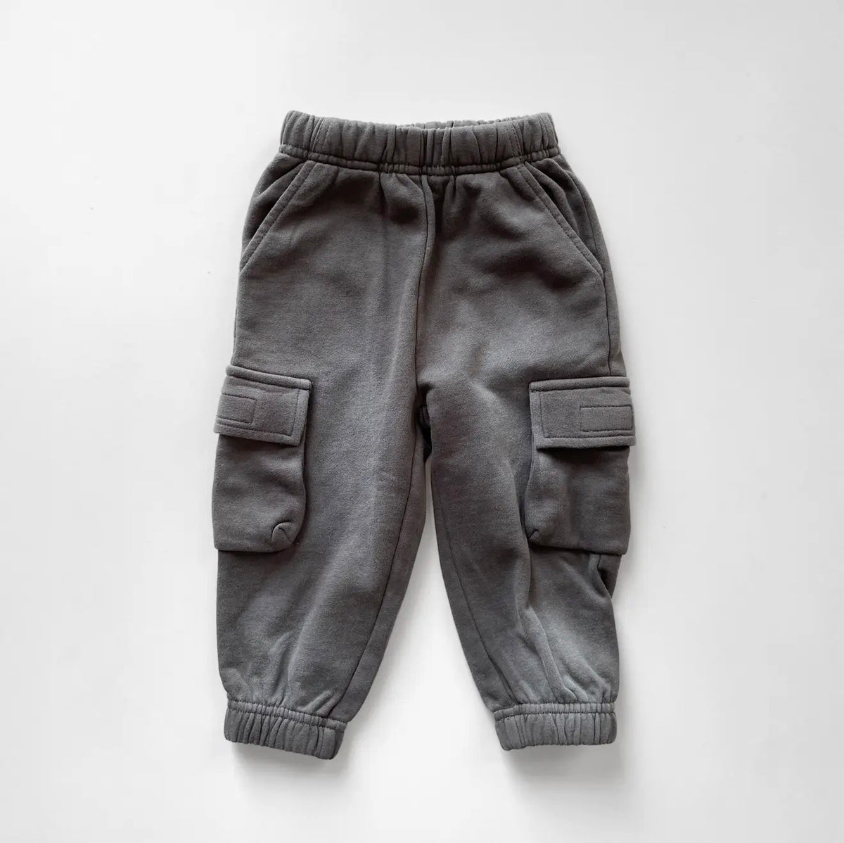 Toddler Classic Cargo Sweatpants in Stonewash