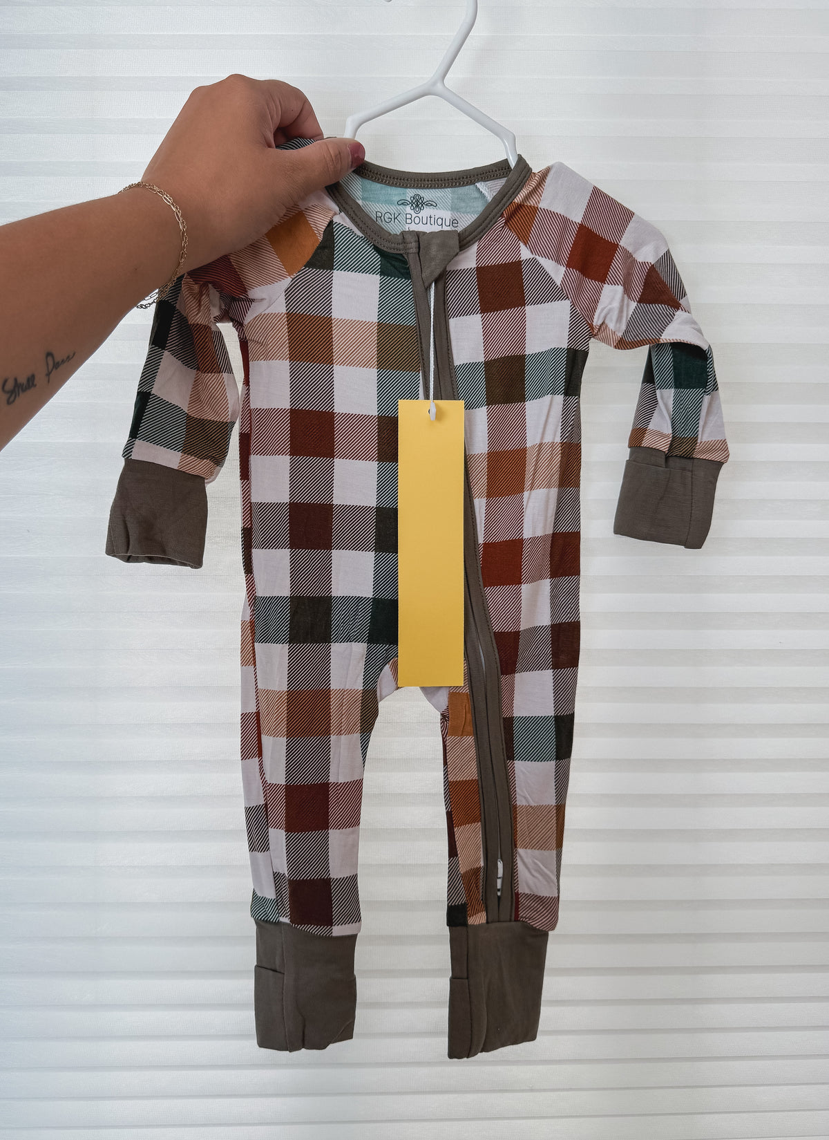 Mommy + Me Harvest Plaid Bamboo