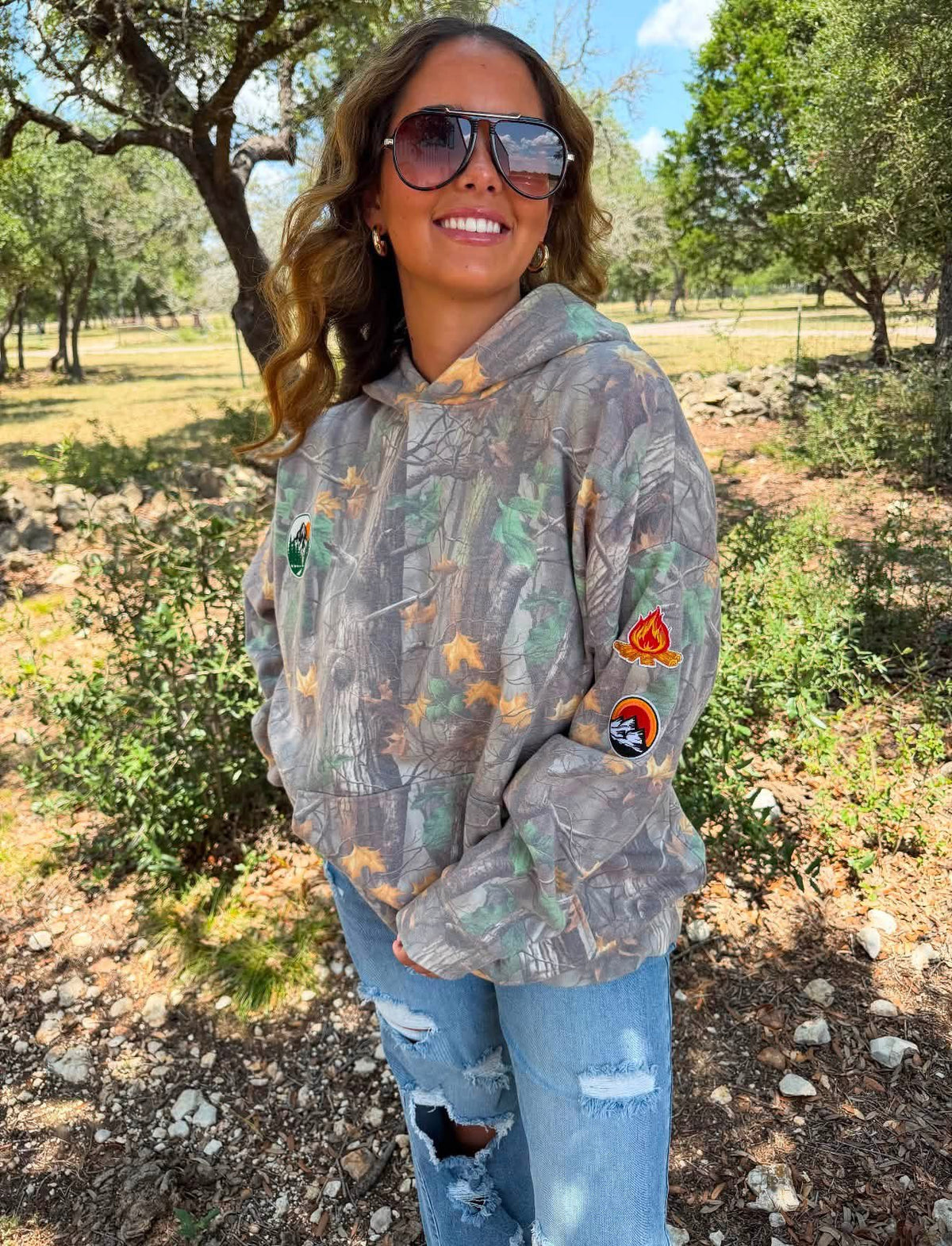 Hidden Trail Camo Hoodie Pullover