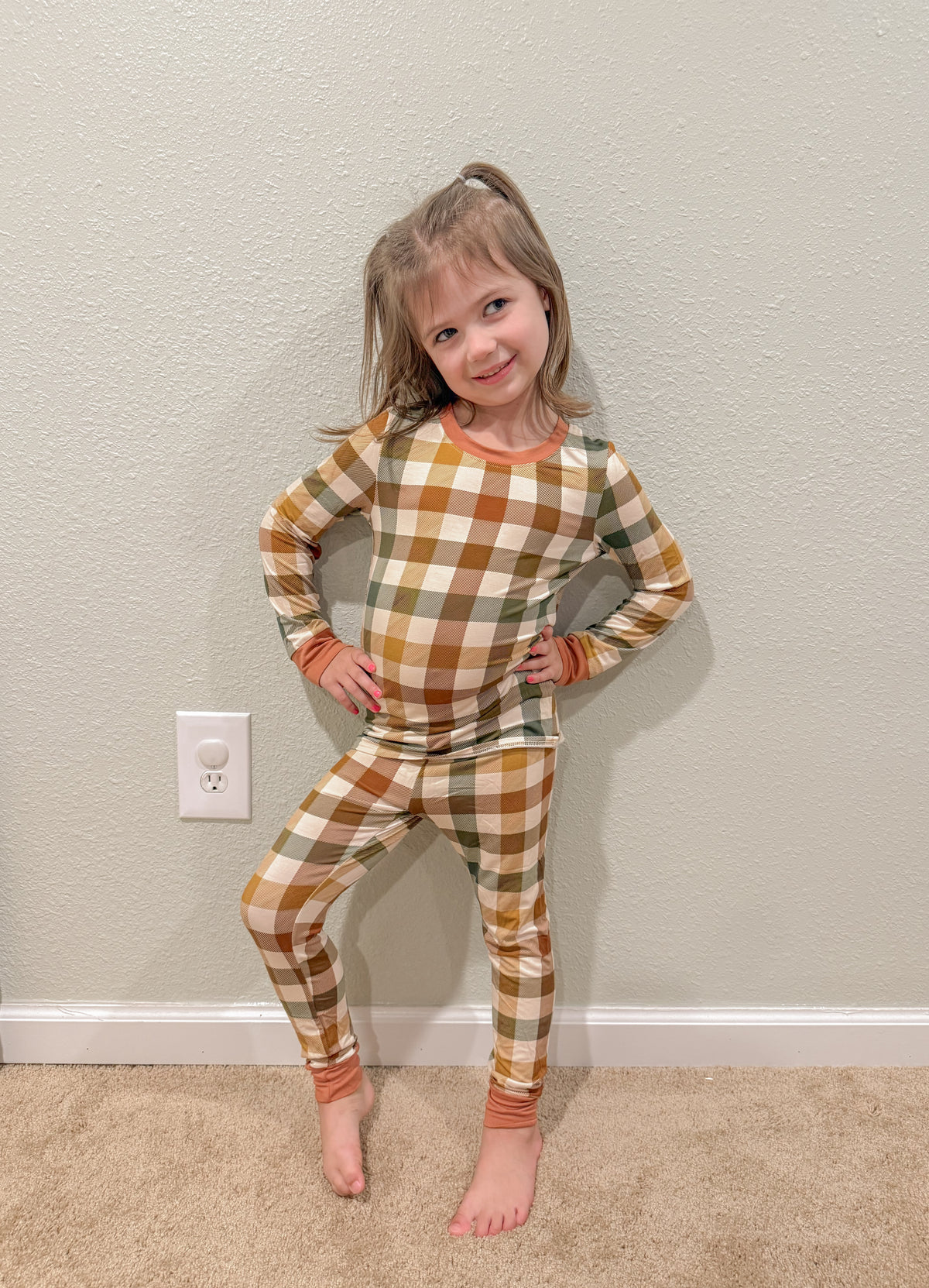 Cozy On Main Street Plaid Bamboo - 4 Styles (Adult & Kids!)