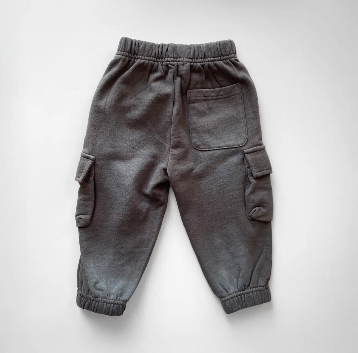 Toddler Classic Cargo Sweatpants in Stonewash