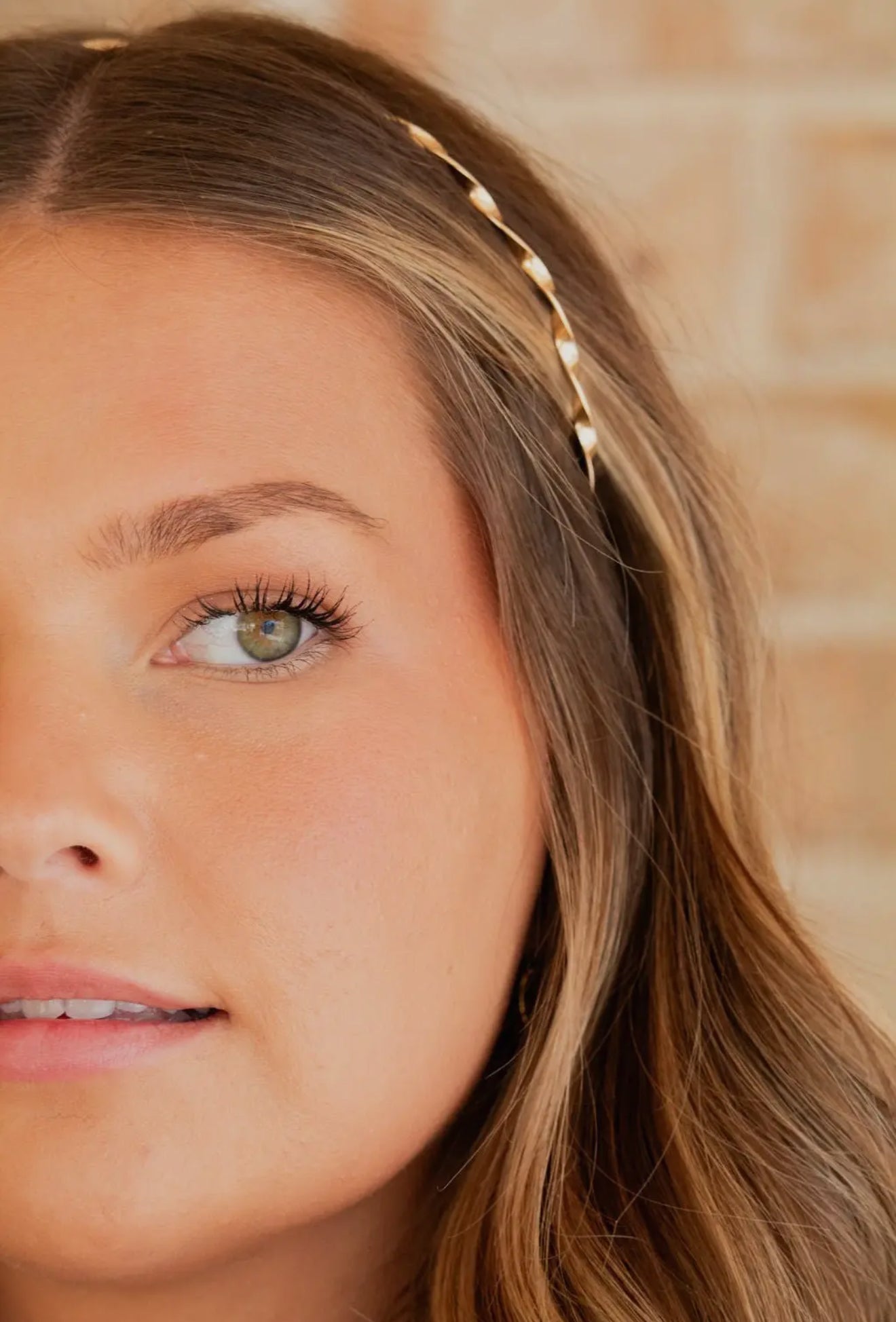 Twisted Gold Headband