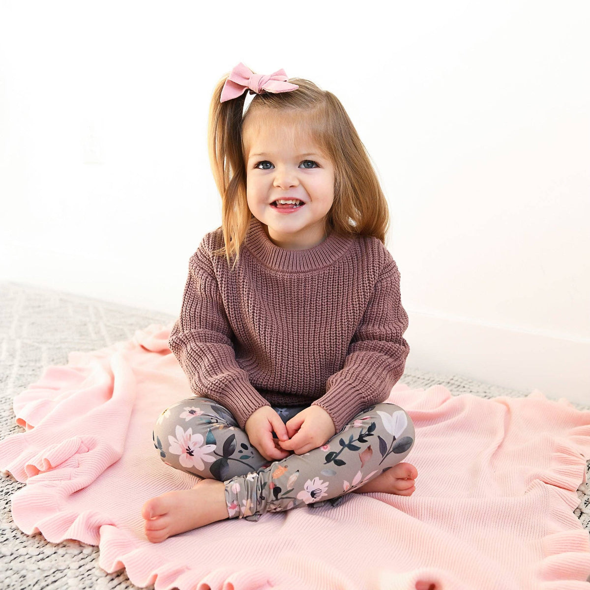 Gigi & Max Solid Knit Kids’ Sweater