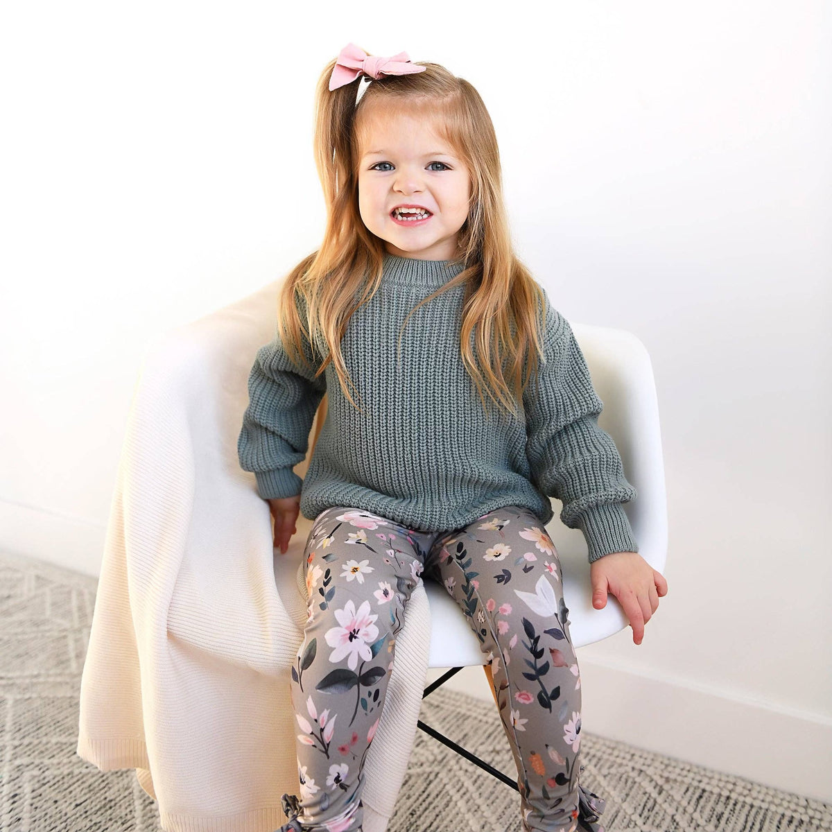 Gigi & Max Solid Knit Kids’ Sweater