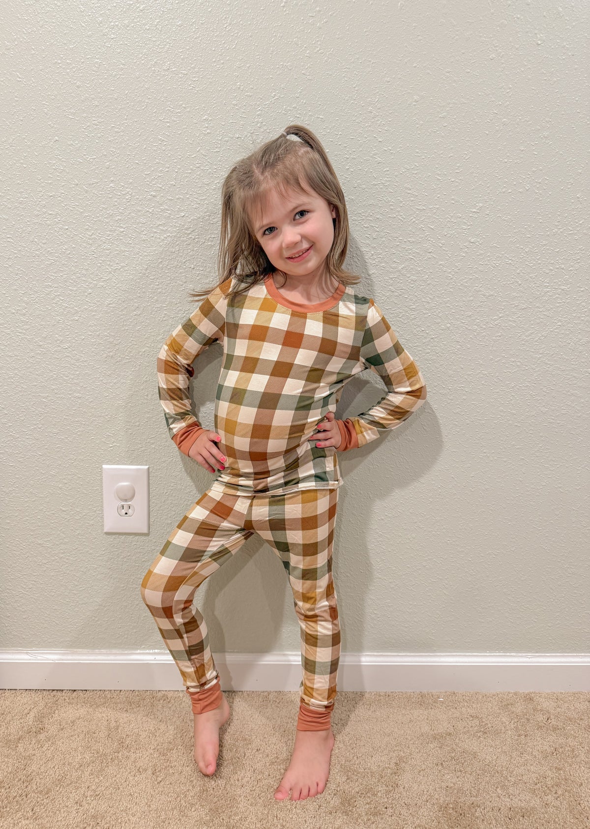 Cozy On Main Street Plaid Bamboo - 4 Styles (Adult & Kids!)