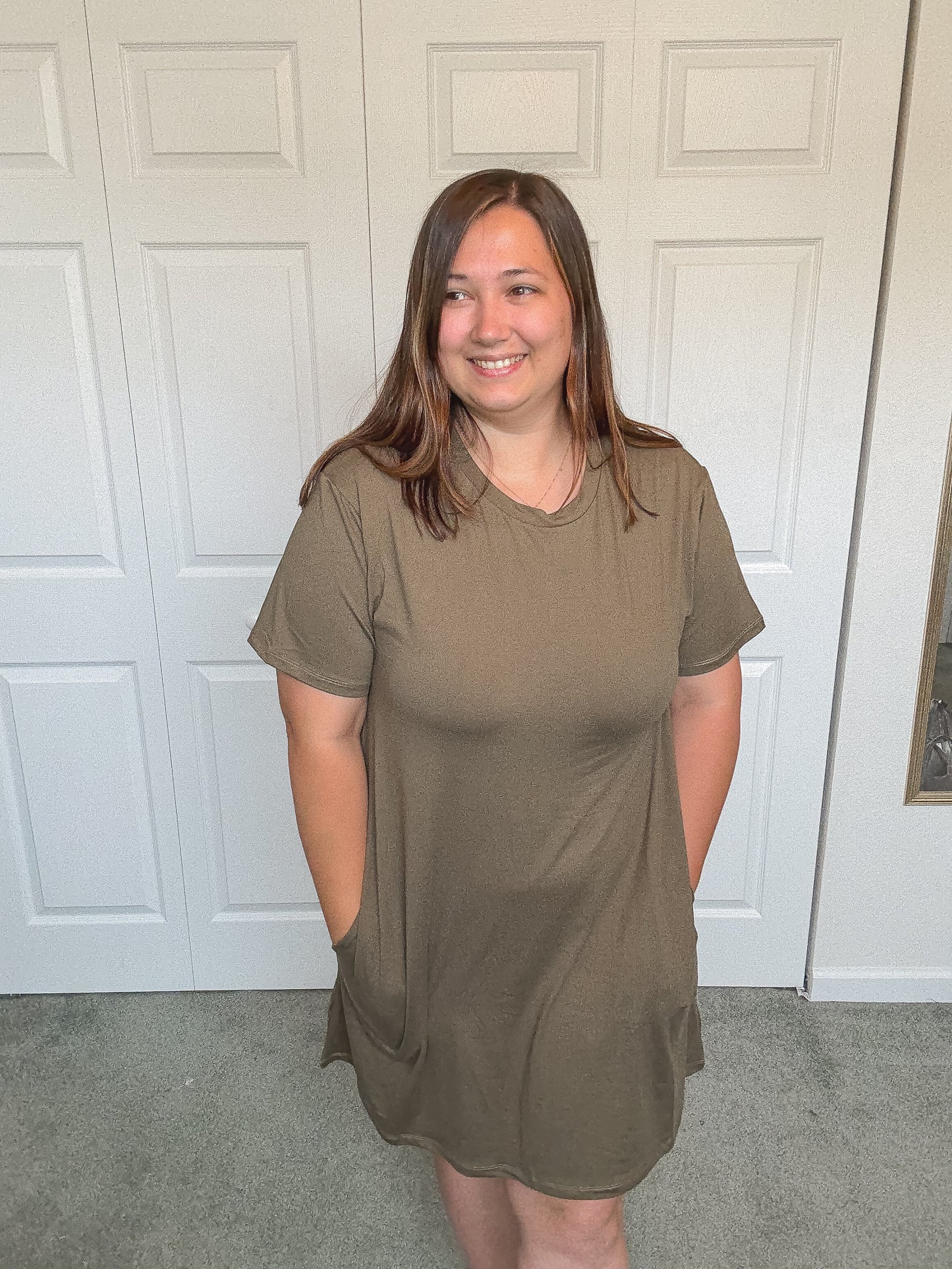 On The Go T-Shirt Dress