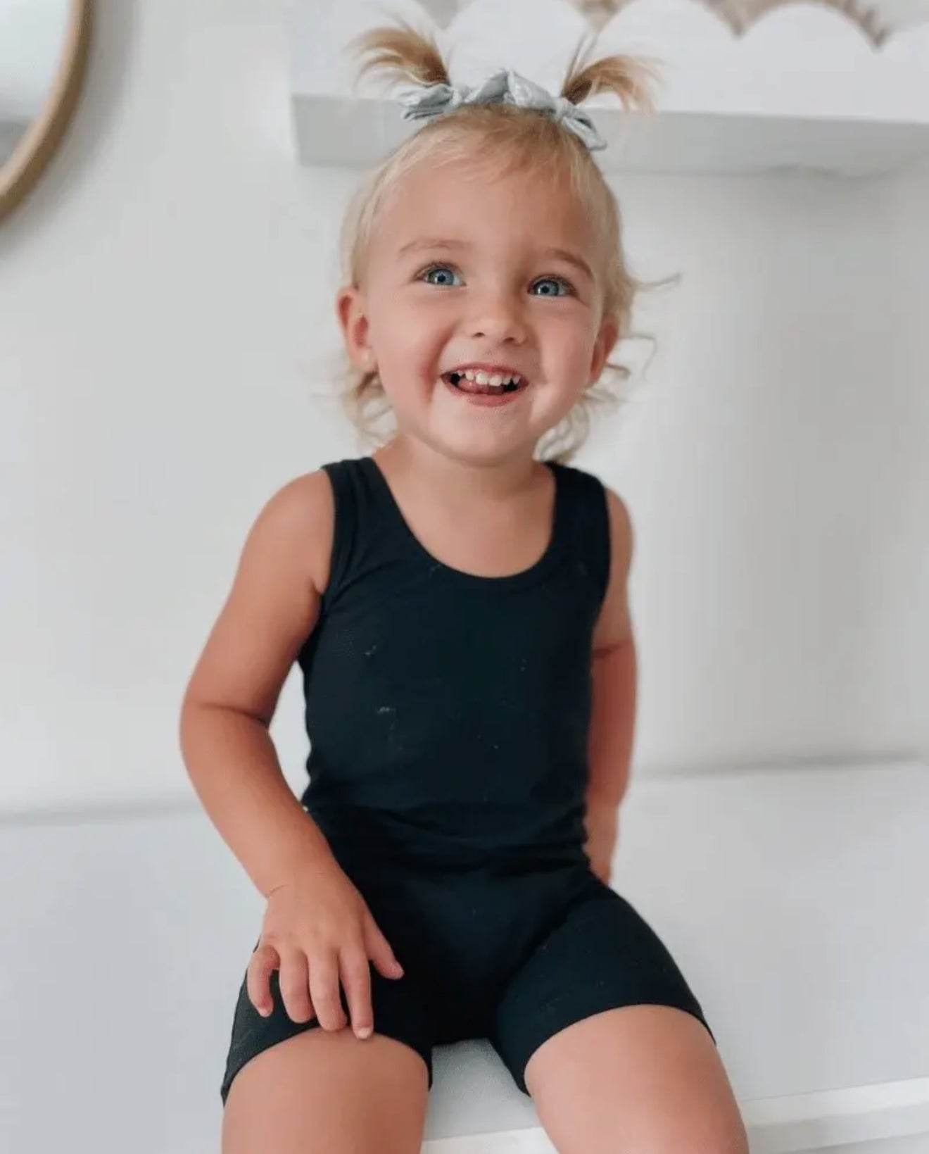Gigi Bike-Short Romper