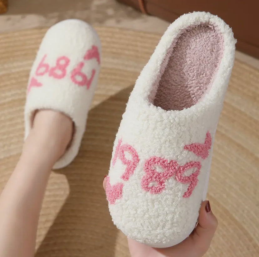 1989 Swiftie Plush Slippers