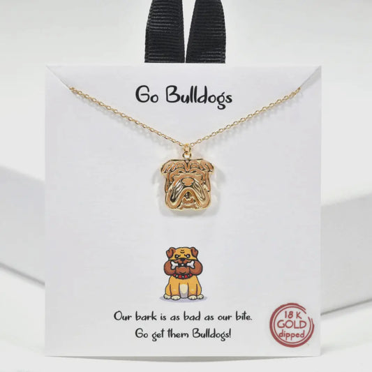 Go Bulldogs Necklace