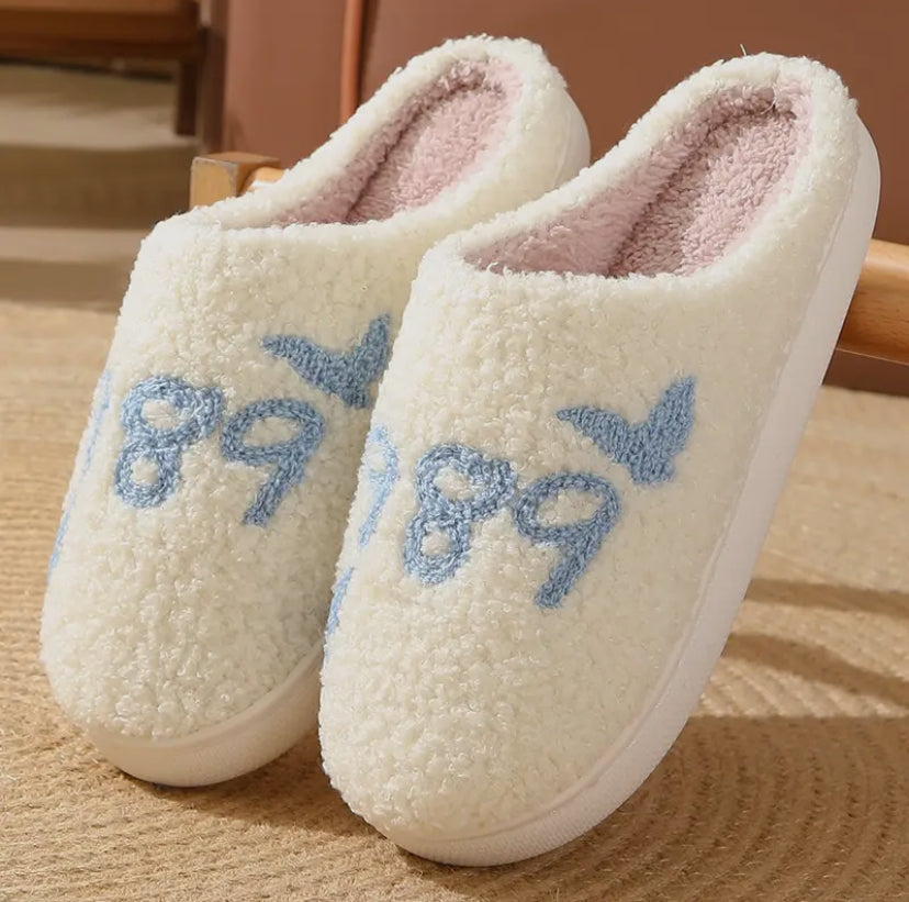 1989 Swiftie Plush Slippers