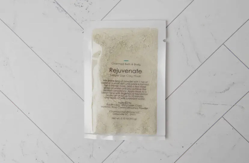 Single-Use Clay Face Masks