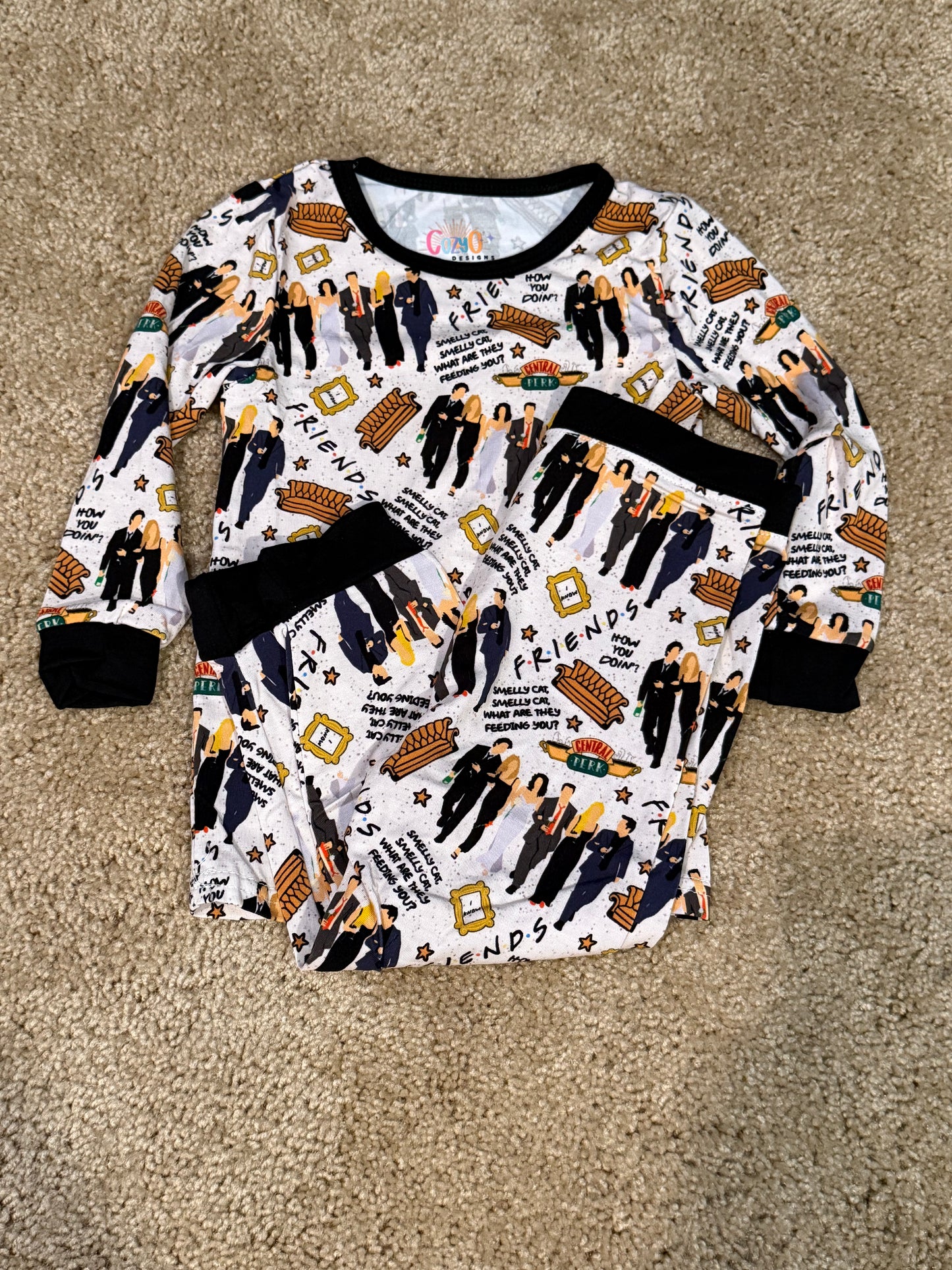 Friend 2 Pc Long Sleeve Bamboo Set