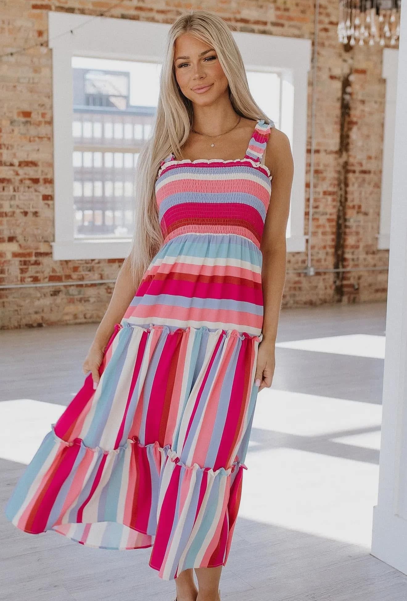 Eli Stripe Maxi