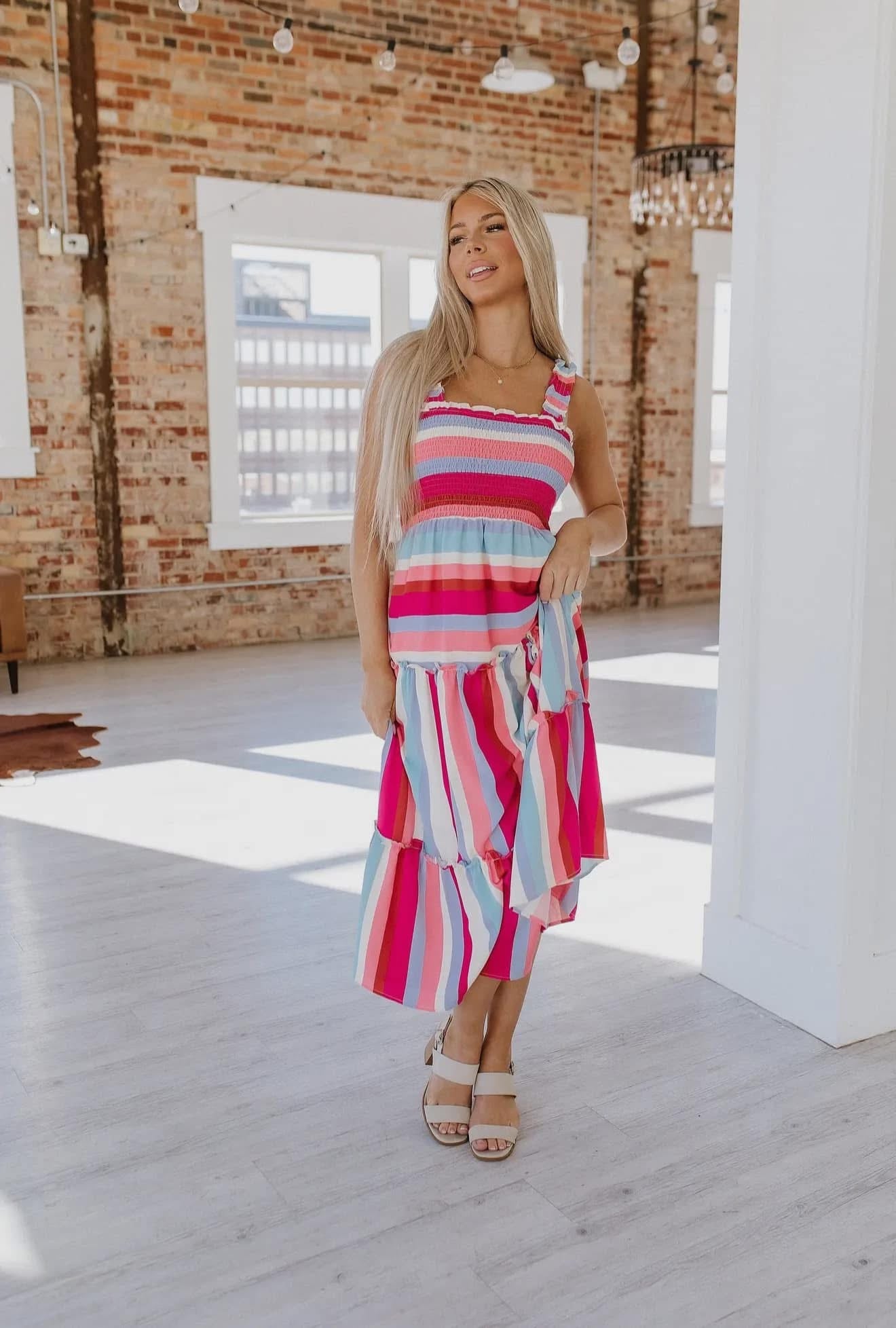 Eli Stripe Maxi