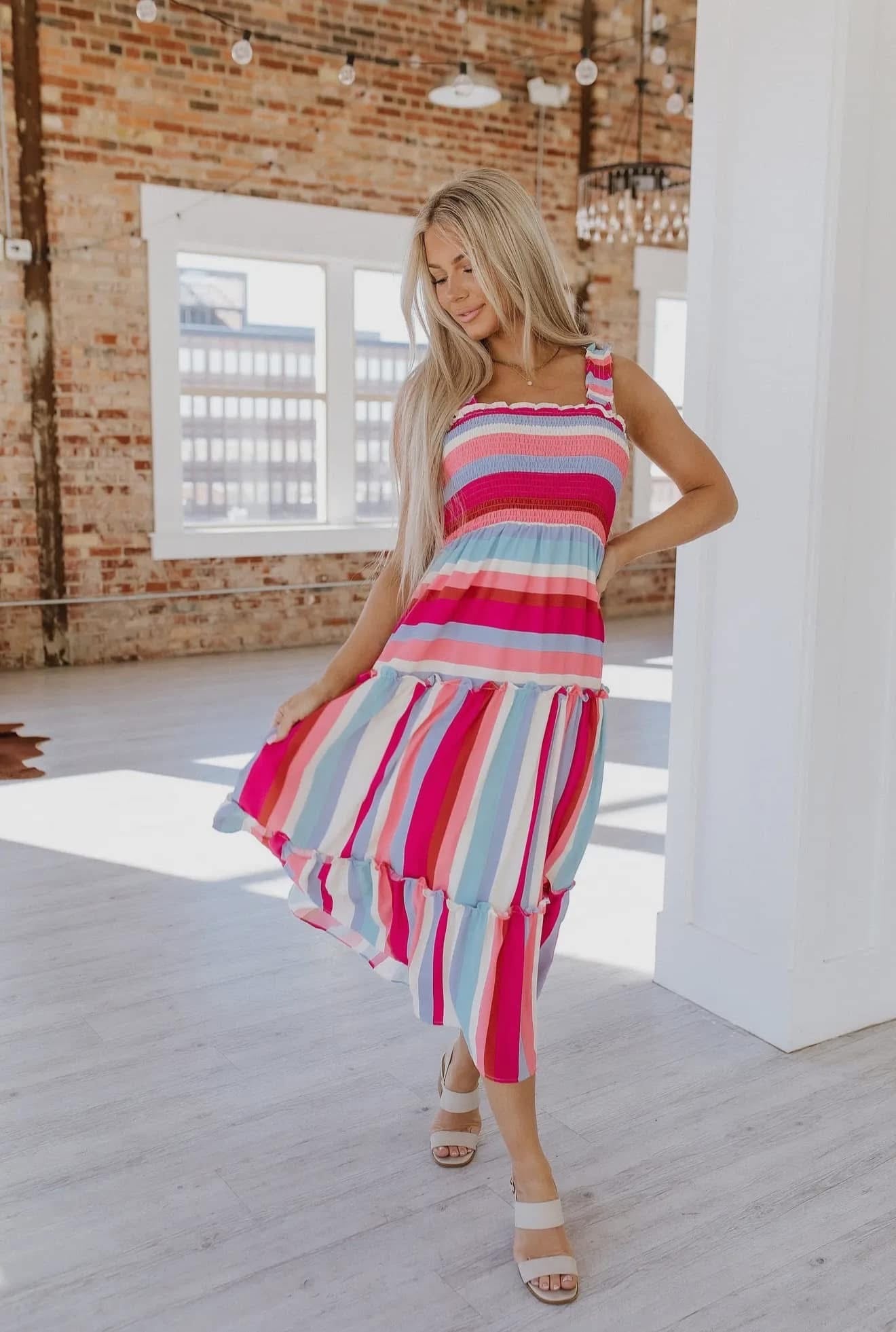 Eli Stripe Maxi