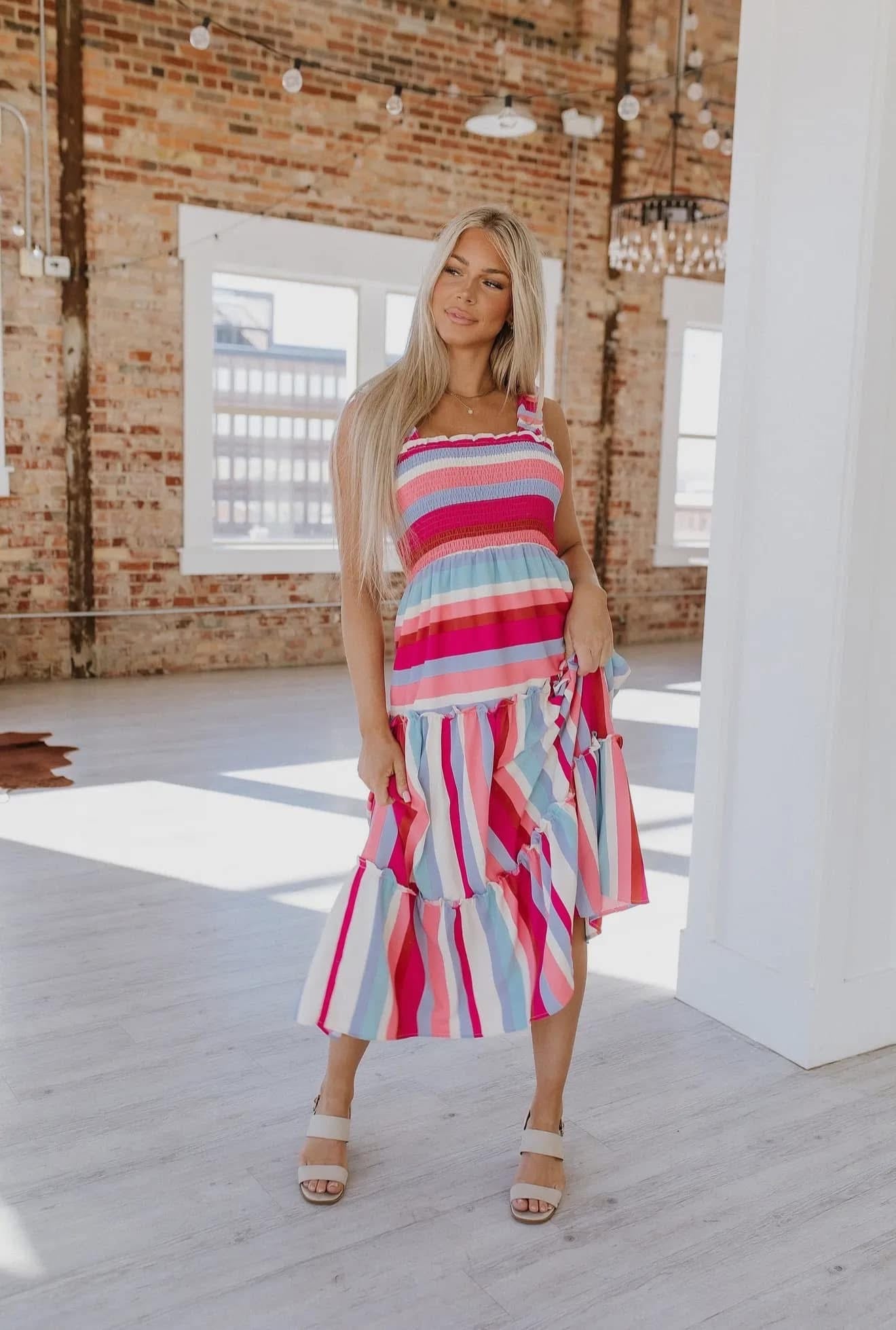 Eli Stripe Maxi