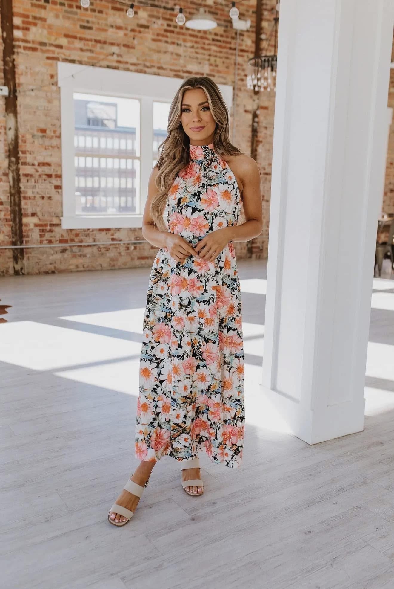 Zion Floral Maxi