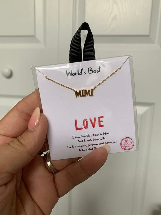 Name Necklaces
