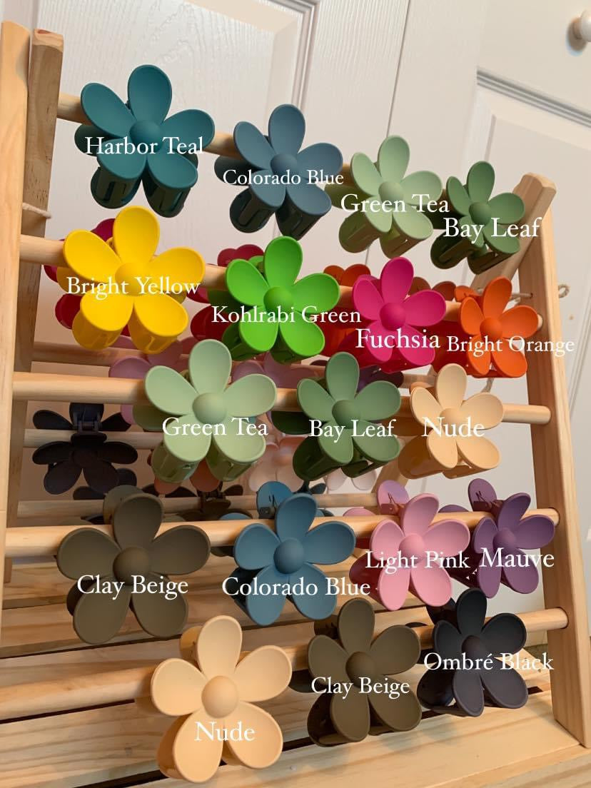 Jumbo Flower Hair Clips
