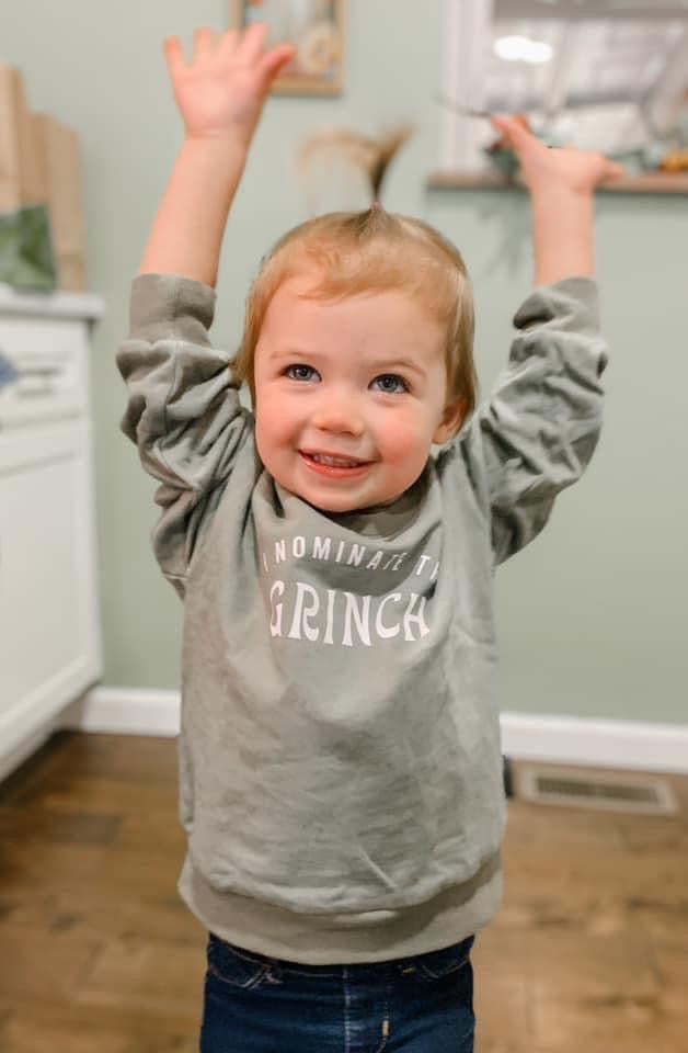 I Nominate The Grinch Toddler Crewneck